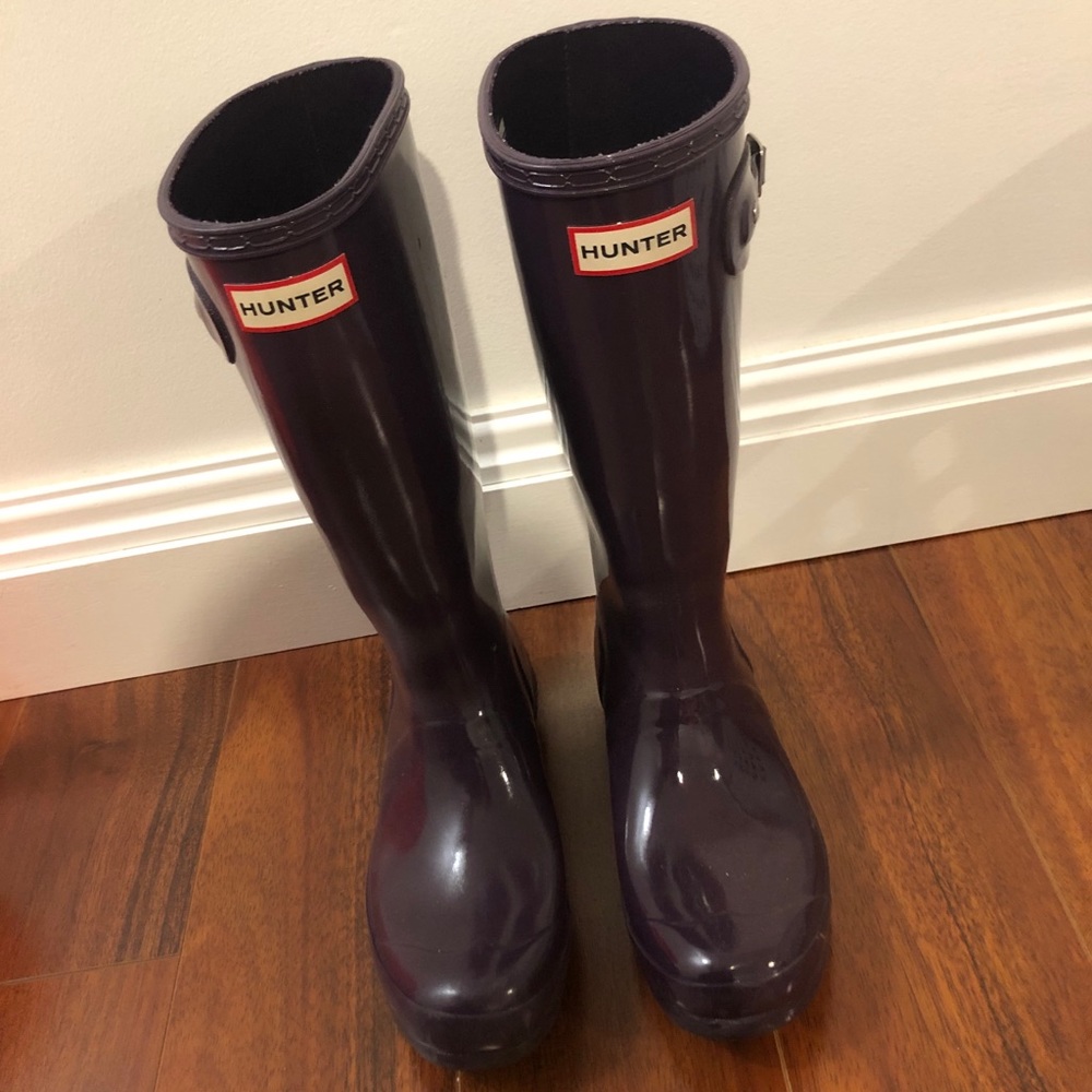 Hunter rain boots UK 4, US size 5/6